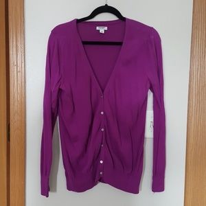 Purple Cardigan